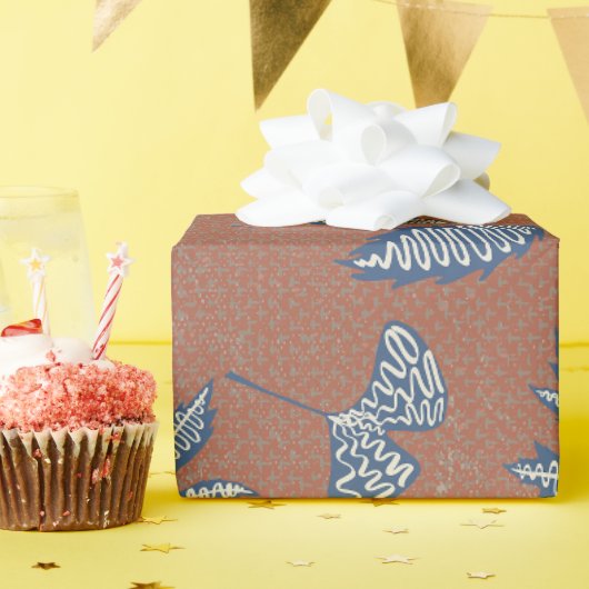 Cadeau Papier d'enveloppement de silhouettes rustiques - (Fête d'anniversaire)