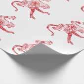 Cadeau Papier d'enveloppement de singe Mandala (Coin)