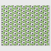 Cadeau Papier d'enveloppement de soccer (Plat)