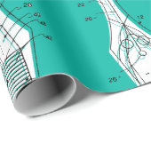 Cadeau Papier d'enveloppement de stylos à plume (Coin rond)