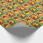 Cadeau Papier d'enveloppement de surface d'automne (Coin)