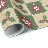 Cadeau Papier d'enveloppement de surface de Noël (Coin rond)