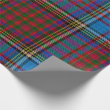 Papier d'enveloppement de Tartan Clan Anderson