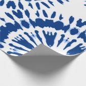 Cadeau Papier d'enveloppement de teinture bleu Indigo (Coin)