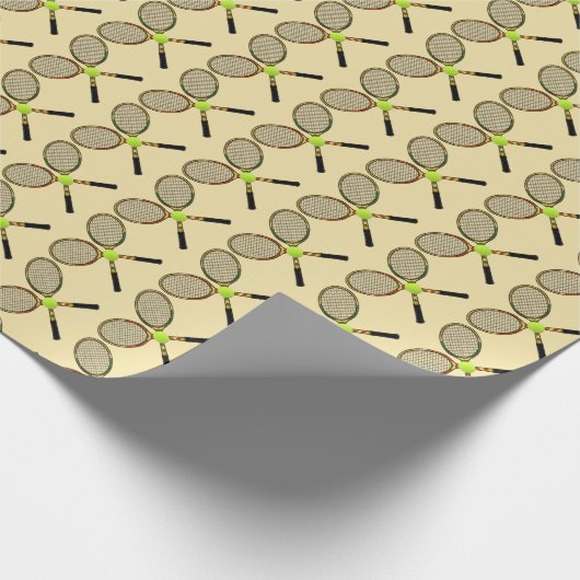 Cadeau Papier d'enveloppement de tennis (Coin)