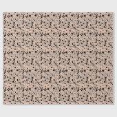 Cadeau Papier d'enveloppement de Terrazzo Bleu Simple Mod (Plat)
