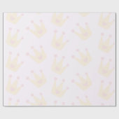 Cadeau Papier d'enveloppement de texture princesse Crown (Plat)