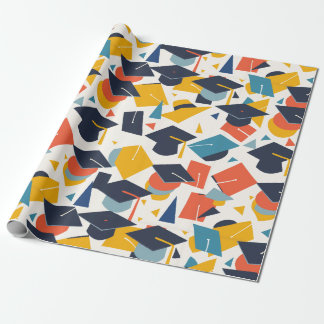 Cadeau Papier d'enveloppement de thème de diplôme