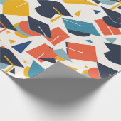 Cadeau Papier d'enveloppement de thème de diplôme (Coin)