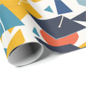 Cadeau Papier d'enveloppement de thème de diplôme (Coin rond)