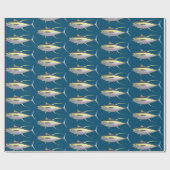 Cadeau Papier d'enveloppement de thon jaune fin (Plat)