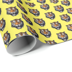 Cadeau Papier d'enveloppement de tigre