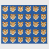 Cadeau Papier d'enveloppement de tigre (Plat)