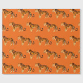 Cadeau Papier d'enveloppement de tigres (Plat)