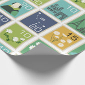 Cadeau Papier d'enveloppement de timbres de potage mignon (Coin)