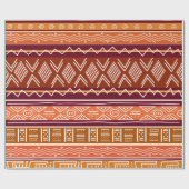 Cadeau Papier d'enveloppement de tissu de boue moderne (Plat)