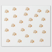 Cadeau Papier d'enveloppement de tortue (Plat)