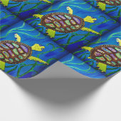 Cadeau Papier d'enveloppement de tortue de mer (Coin)