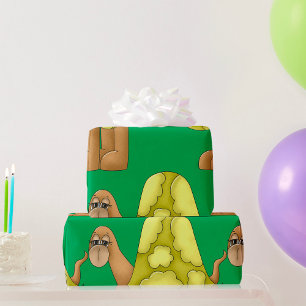 Cadeau Papier d'enveloppement de tortue triste