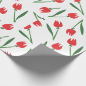 Cadeau Papier d'enveloppement de tulipes (Coin)