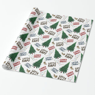 Cadeau Papier d'enveloppement de vacances de Noël