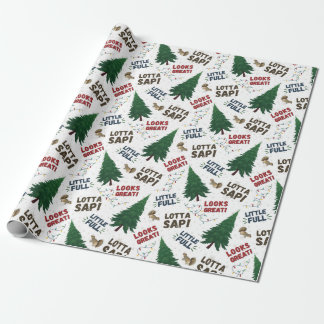 Cadeau Papier d'enveloppement de vacances de Noël