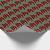 Cadeau Papier d'enveloppement de vacances Plaid Borzoi Pr (Coin)