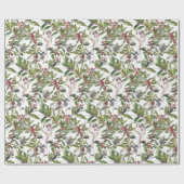 Cadeau Papier d'enveloppement de vacances pour baies d'hi (Plat)