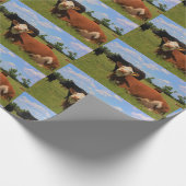 Cadeau Papier d'enveloppement de vaches de Kansas Herefor (Coin)