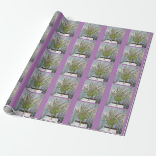 Cadeau Papier d'enveloppement de vase NH Grass