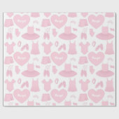Cadeau Papier d'enveloppement de vêtements de ballet - Ar (Plat)