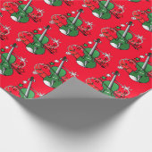 Cadeau Papier d'enveloppement de violon de Noël (Coin)