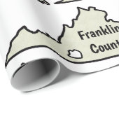 Cadeau Papier d'enveloppement de Virginia Moonshine (Coin rond)