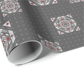 Cadeau Papier d'enveloppement de vision du tunnel (Coin rond)