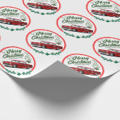 Cadeau Papier d'enveloppement de voiture classique Holida (Coin)