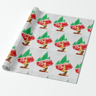 Cadeau Papier d'enveloppement de voiture classique pour f