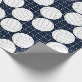 Cadeau Papier d'enveloppement de volley-ball (Coin)