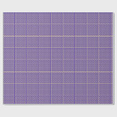 Cadeau Papier d'enveloppement d'échecs bleu (Plat)