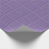 Cadeau Papier d'enveloppement d'échecs bleu (Coin)