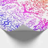 Cadeau Papier d'enveloppement d'éléments botaniques (Coin)