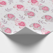 Cadeau Papier d'enveloppement d'éléphants (Coin)