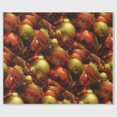Cadeau Papier d'enveloppement des Baubles de Noël (Plat)