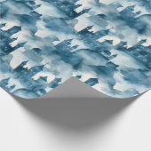 Cadeau Papier d'enveloppement des châteaux d'aquarelle (Coin)