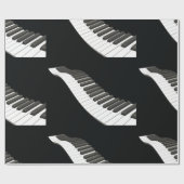 Cadeau Papier d'enveloppement des clés de piano (Plat)
