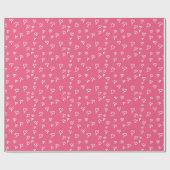 Cadeau Papier d'enveloppement des coeurs (Plat)
