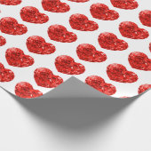 Cadeau Papier d'enveloppement des coeurs (Coin)