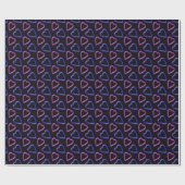 Cadeau Papier d'enveloppement des coeurs (Plat)