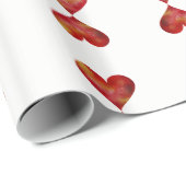 Cadeau Papier d'enveloppement des coeurs (Coin rond)