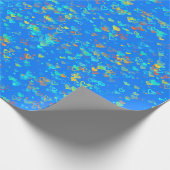 Cadeau Papier d'enveloppement des Coeurs Bleus (Coin)