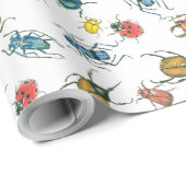 Cadeau Papier d'enveloppement des coléoptères (Coin rond)